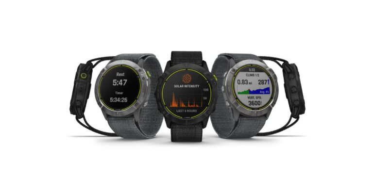Garmin Enduro smartwatch featuring a Power Glass solar charging lens launched