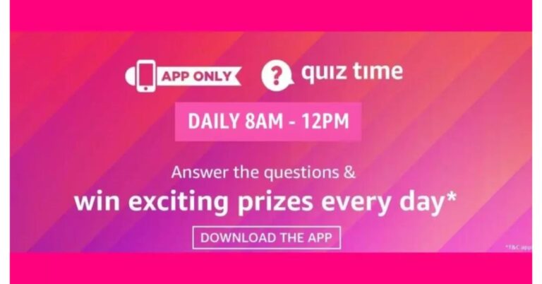 February 24 Amazon Quiz Answers: Today you can win Rs 5,000 Amazon Pay Balance