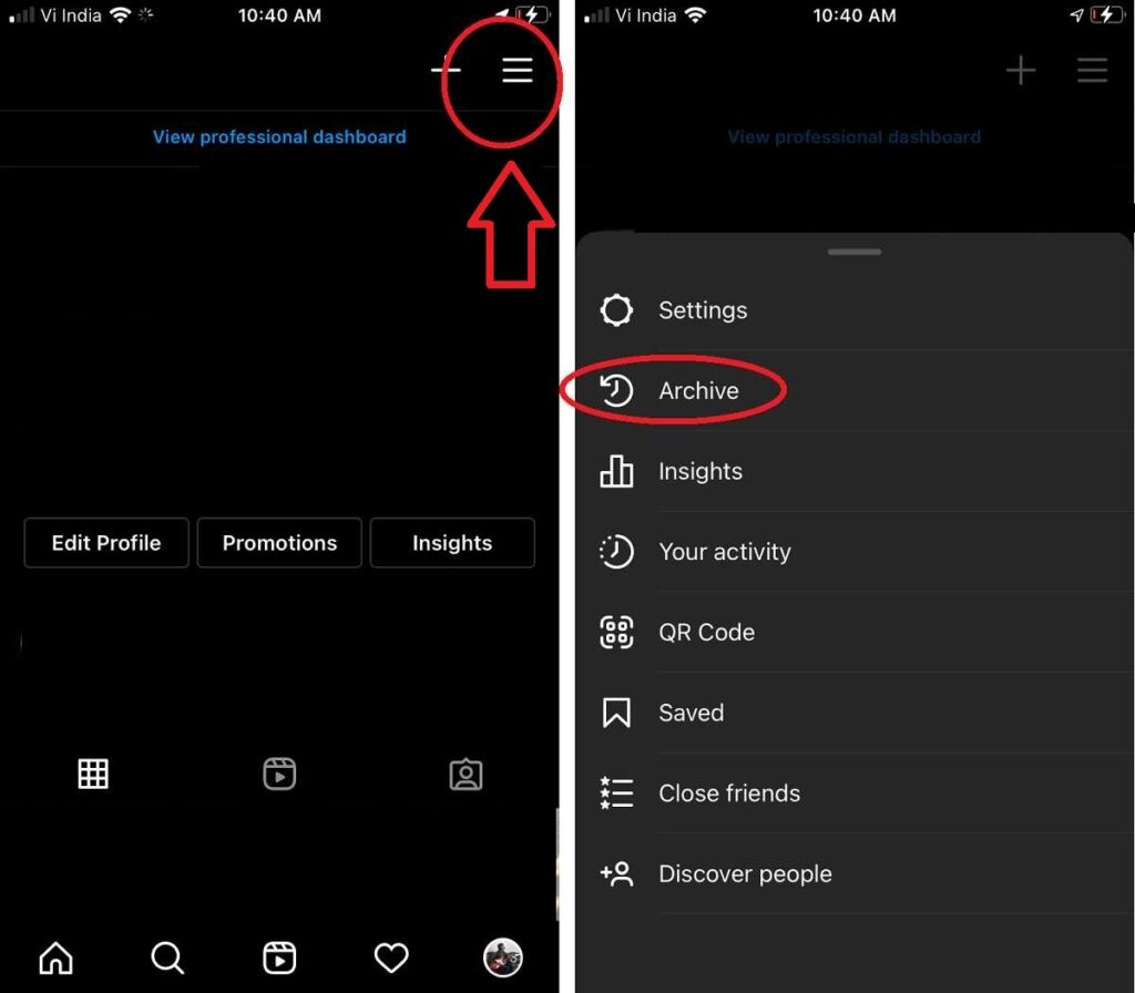 How can you bring back recently deleted images on Instagram