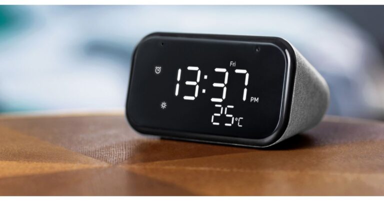 Lenovo Smart Clock Essential with Google Voice Assistant support launched in India