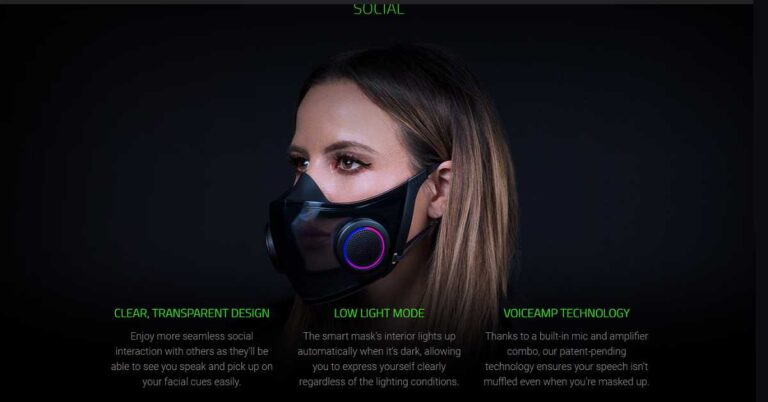 Razer revealed that Project Hazel is not just a concept but a real RGB face mask