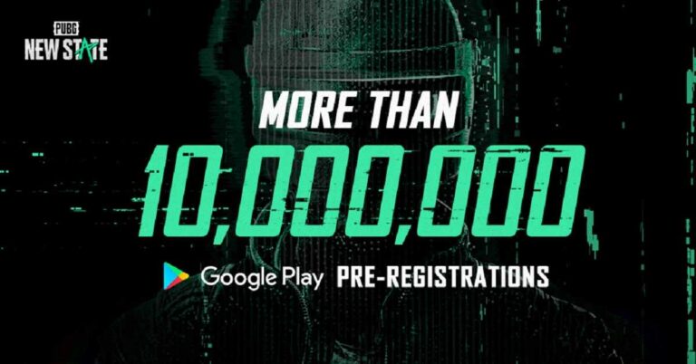 PUBG: New State surpassed 10 million pre-registrations on Google Play Store