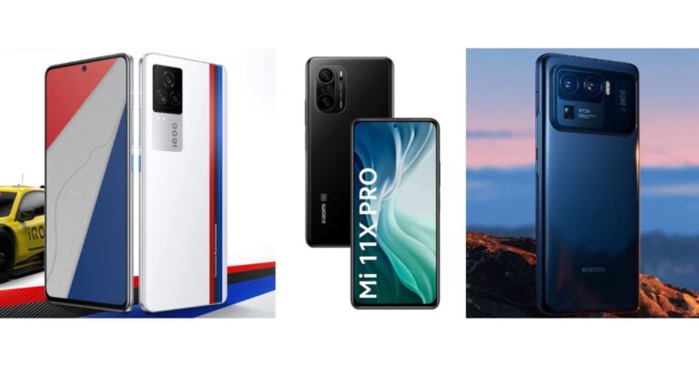 Specifications compared: iQoo 7 Legend Vs Mi 11X Pro Vs Mi 11 Ultra 