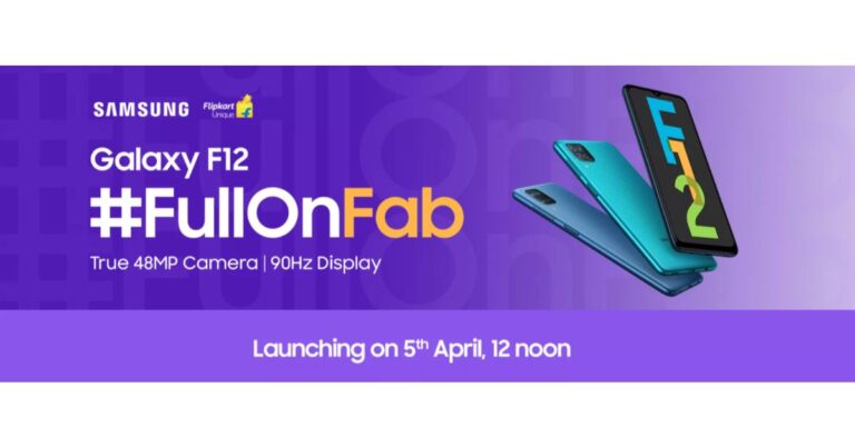 Samsung Galaxy F02s and Galaxy F12 set to launch in India on April 5