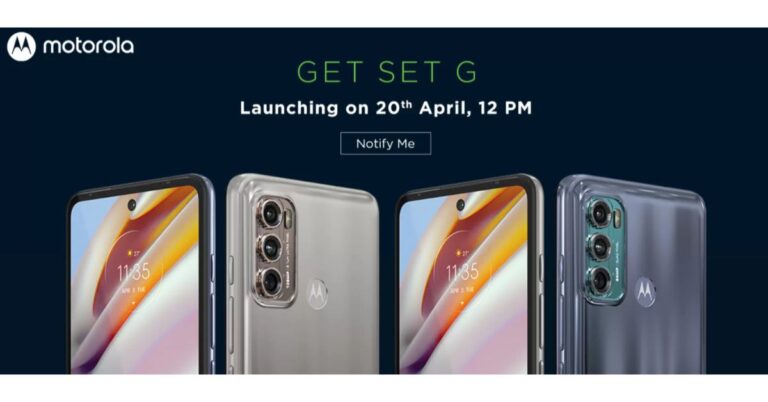 Motorola confirms to launch Moto G60 and Moto G40 Fusion in India on April 20