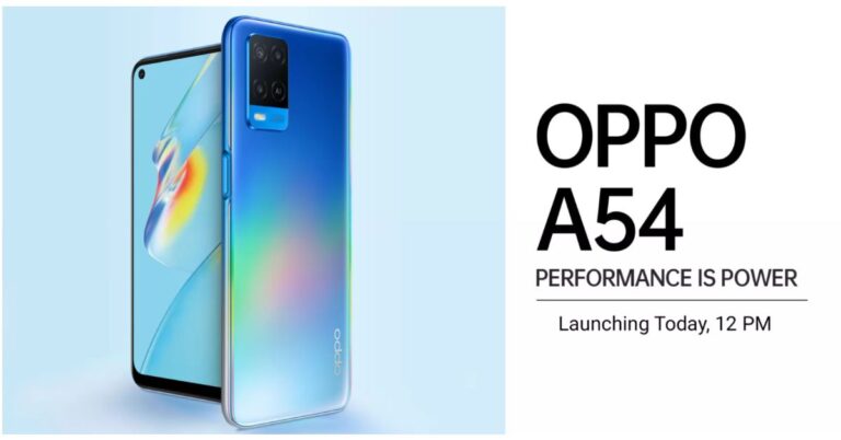 Oppo A54 with 5,000mAh battery to launch in India today: Expected pricing and specifications