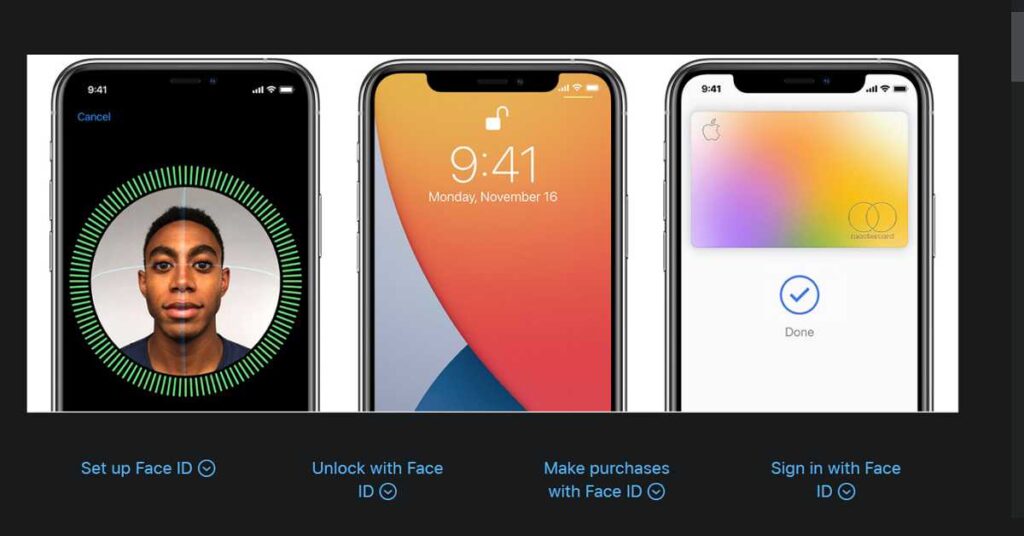 How to use the Face ID feature on your Apple device?