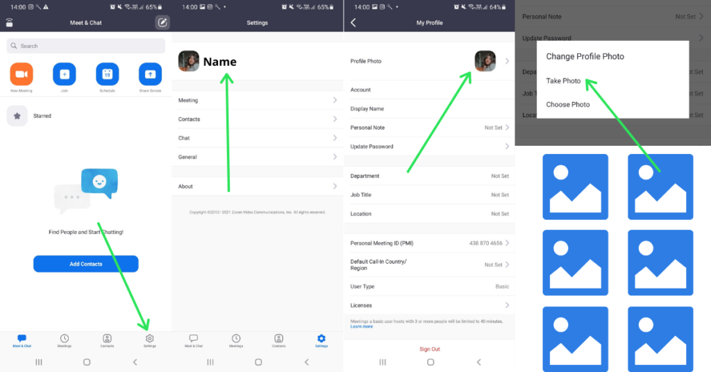 How to show your profile picture and not video in Zoom meetings