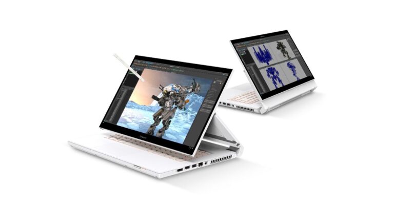 Acer ConceptD series, Acer Predator series, Acer TravelMate series, Acer Swift X laptops powered by the latest Intel Core H-series and AMD Ryzen CPU launched