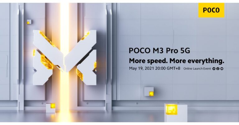 Poco M3 Pro 5G to launch globally on May 19