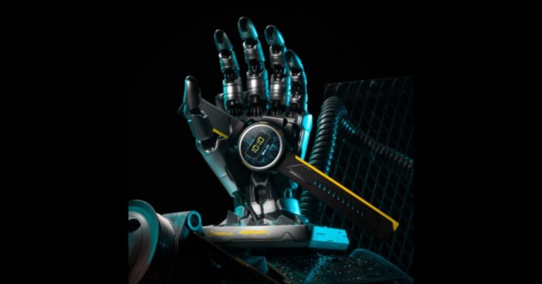 OnePlus Watch Cyberpunk 2077 Limited Edition with a Johnny Silverhand holder-cum-charger launched
