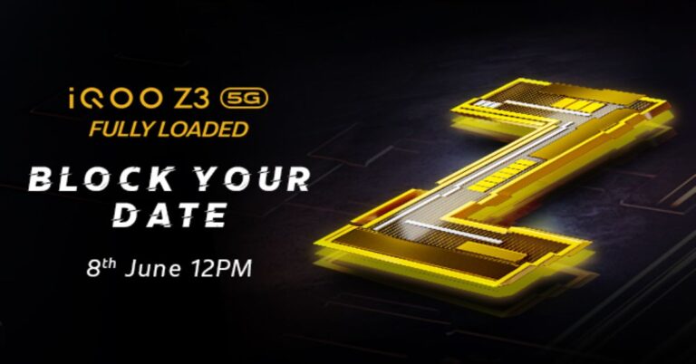 iQoo Z3 5G confirmed to launch in India on June 8, gets listed on Amazon