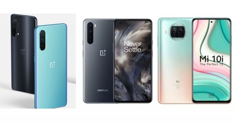 OnePlus Nord CE 5G Vs OnePlus Nord Vs Xiaomi Mi 10i: Which one should you go for?