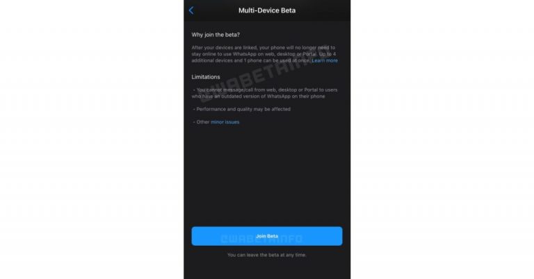 WhatsApp multi-device feature will be limited to Web, desktop, and Portal in the beginning