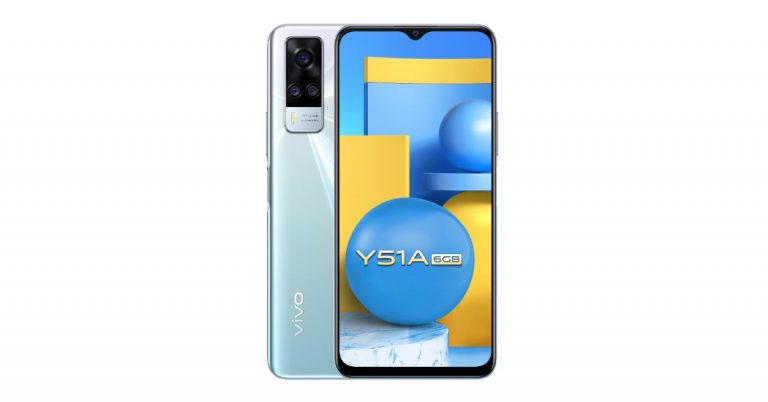 6GB RAM with 128GB storage model of Vivo Y51A launched in India