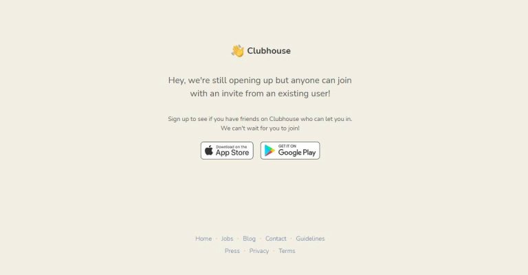 Clubhouse app on PC