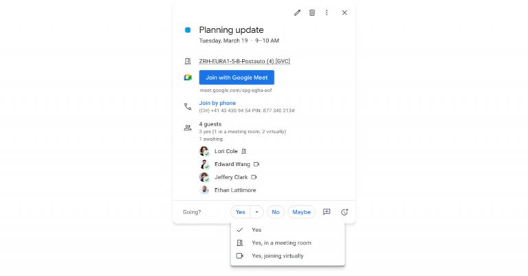 Google is rolling out the new RSVP Calendar invitation feature to Google Calendars: Everything you need to know