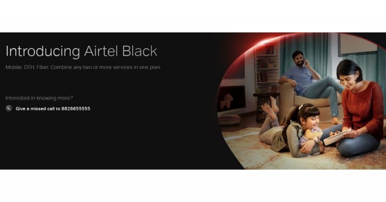 Airtel Black all in one mobile service launched in India