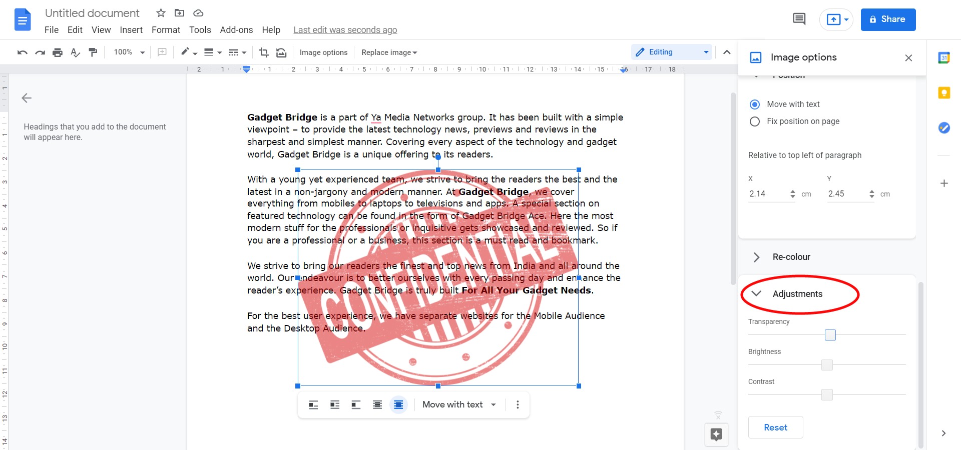 How to add a watermark in your Google Documents. A perfect guide