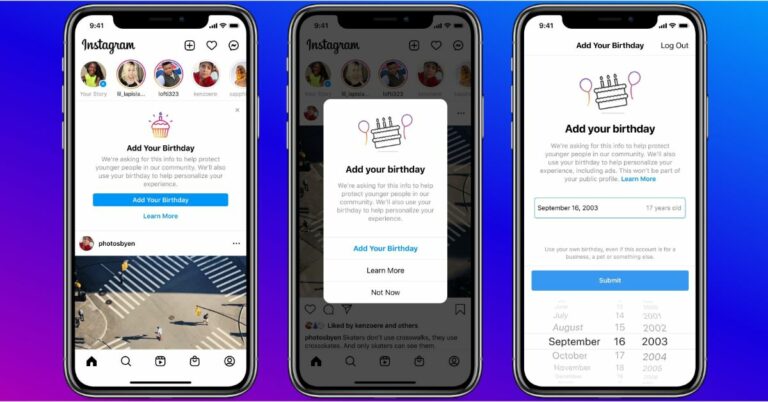 You are now required to share your birthday with Instagram if you haven’t shared it previously 