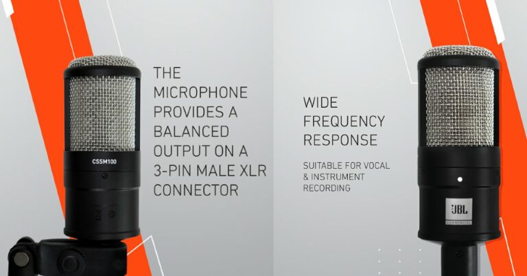JBL Commercial CSSM100 Studio Condenser Microphone by Herman Launched in India