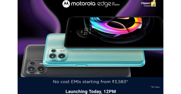 Motorola Edge 20 and Edge 20 Fusion launching in India today