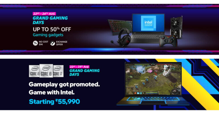Amazon Grand Gaming Days Sale announced, up to 50% off on gaming laptops, consoles and accessories