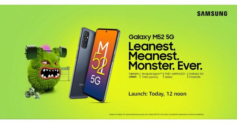 Samsung Galaxy M52 5G launching in India today