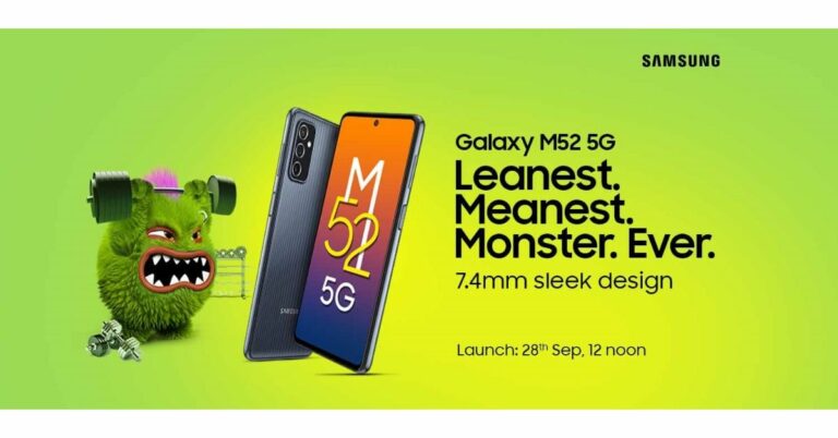 Samsung Galaxy M52 5G India launch set for September 28