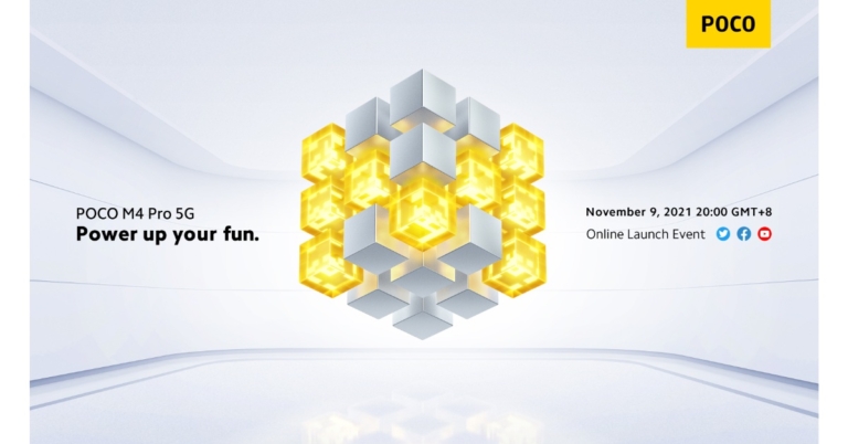 Poco M4 Pro 5G launch set for November 9