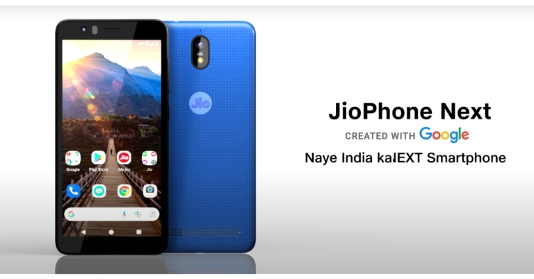 JioPhone Next specs and design revealed via video 