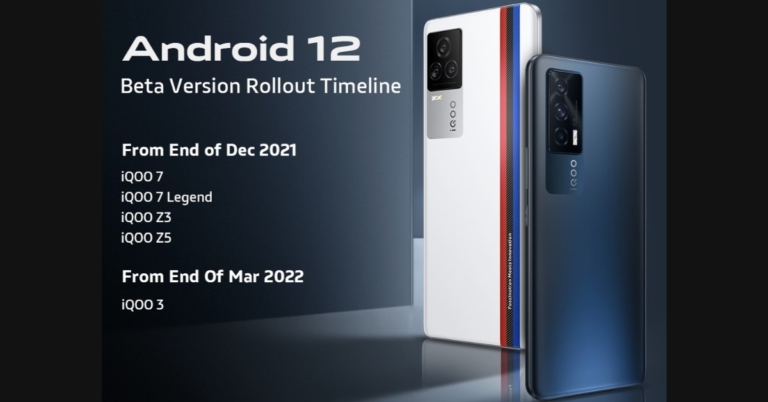 Vivo and iQoo to begin rolling out Android 12 Beta for their smartphones by November end