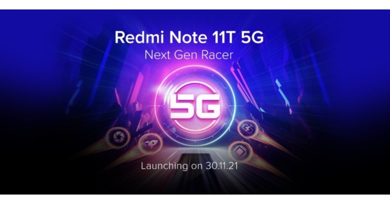 Redmi Note 11T 5G set to launch in India on November 30