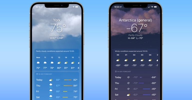 7 Top weather widget apps for iPhone