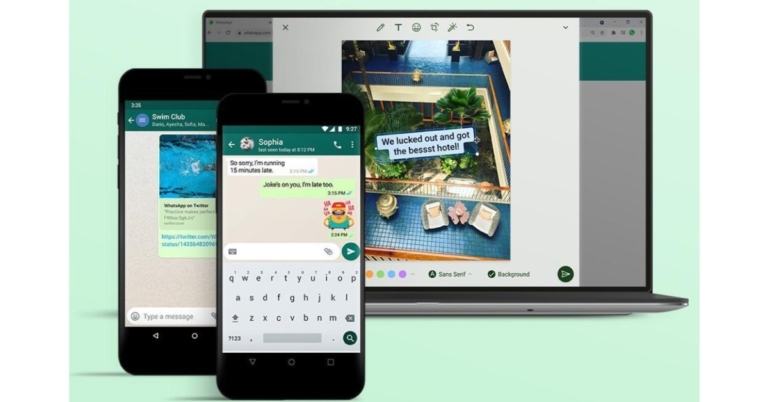 WhatsApp introduced a desktop photo editor, sticker suggestion and other enhancements