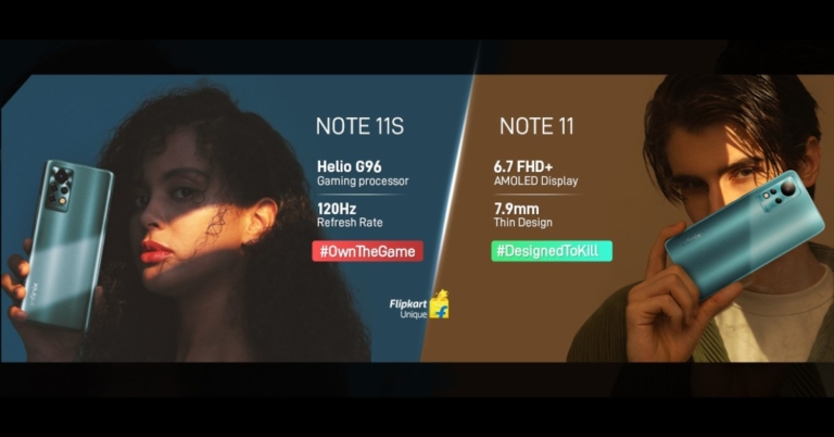 Infinix Note 11 and Infinix Note 11S with 5,000mAh battery and 33W fast charging support launched
