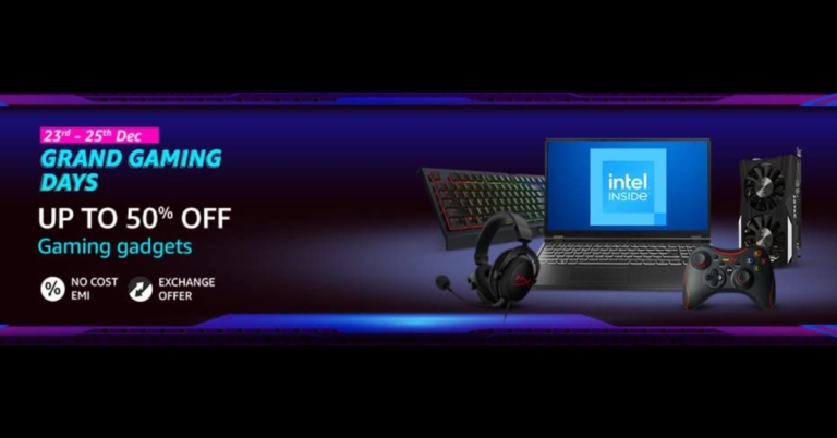 Amazon announced Grand Gaming Days: Up to 50% off on gaming laptops, consoles, and accessories