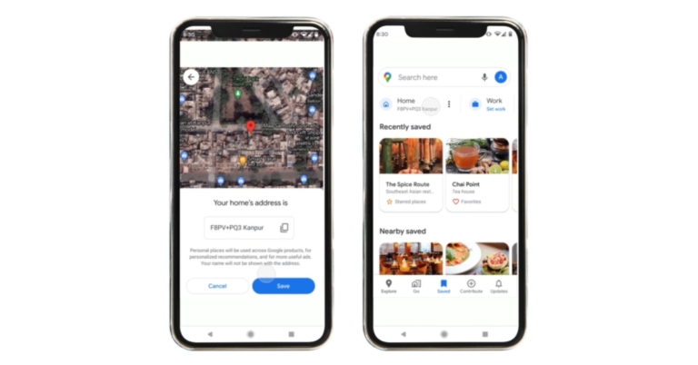 Google Maps users in India can use Plus Codes to save and share home locations