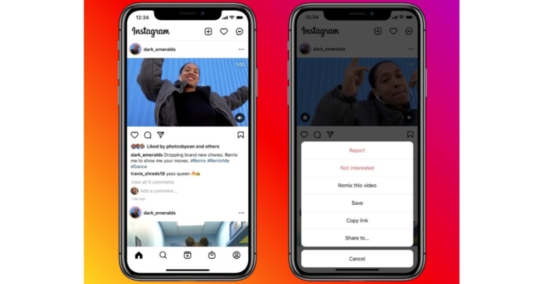 Instagram adds 'Remix this video' function to all videos: How to try out the new feature