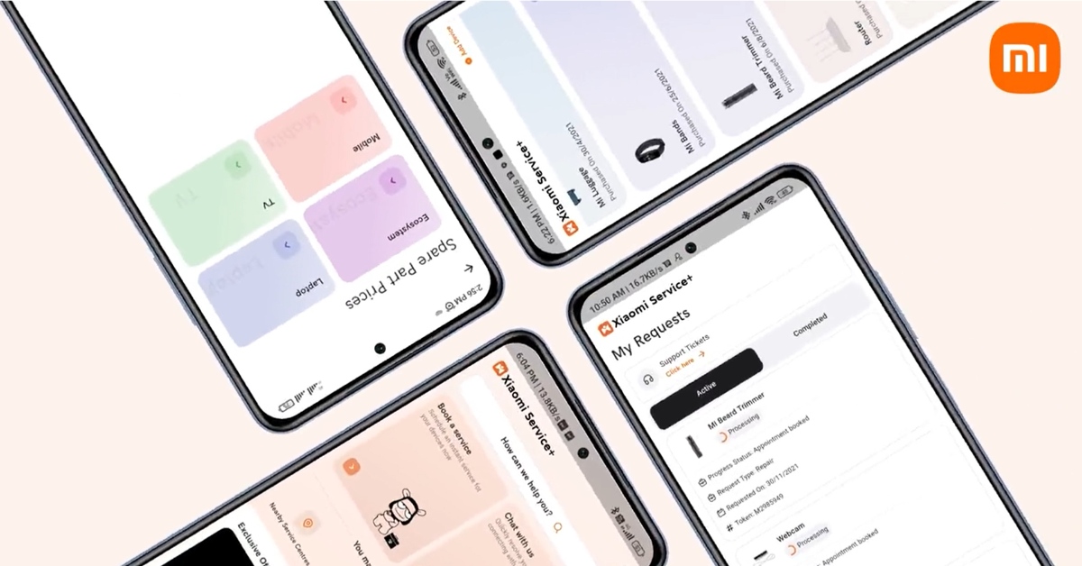 Xiaomi Service+ App is now available, customers can schedule repairs