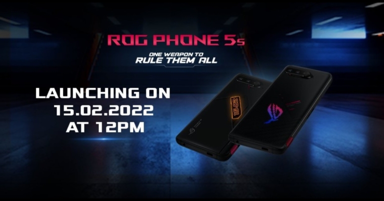 Asus ROG Phone 5s, Asus ROG Phone 5s Pro launching in India on February 15