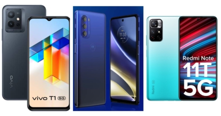 Comparison: Vivo T1 5G vs Moto G51 5G vs Redmi Note 11T