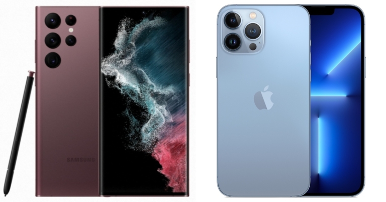 Comparison: Samsung Galaxy S22 Ultra Vs iPhone 13 Pro Max