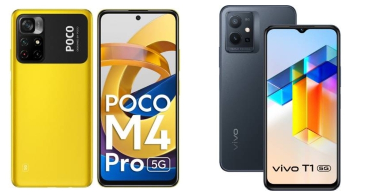 Comparison: Poco M4 Pro 5G Vs Vivo T1 5G
