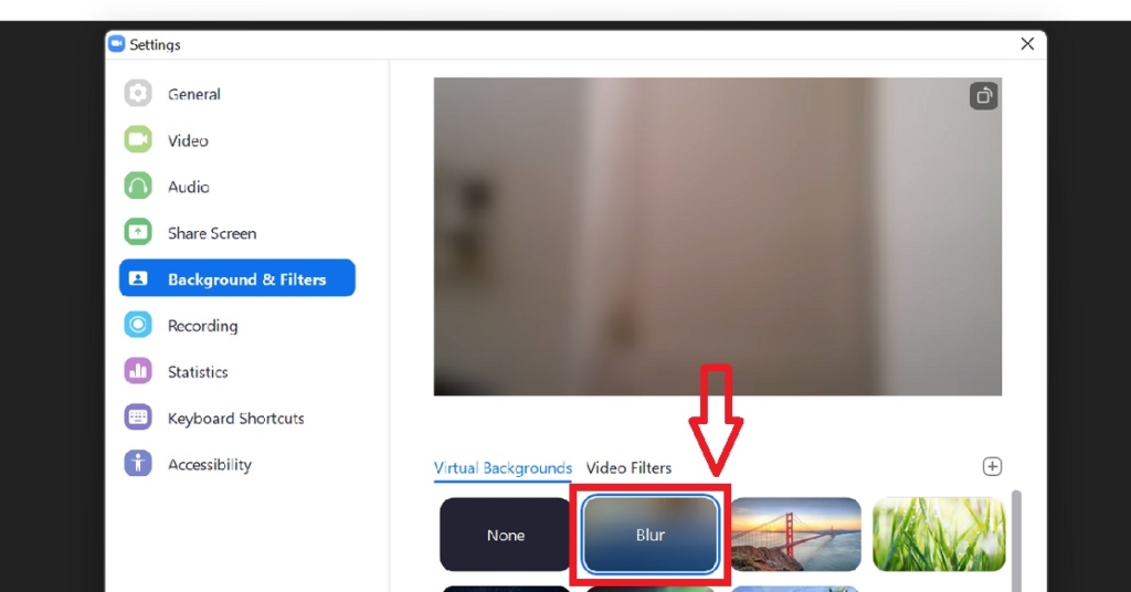 How to Blur Your Background in a Zoom Meeting?