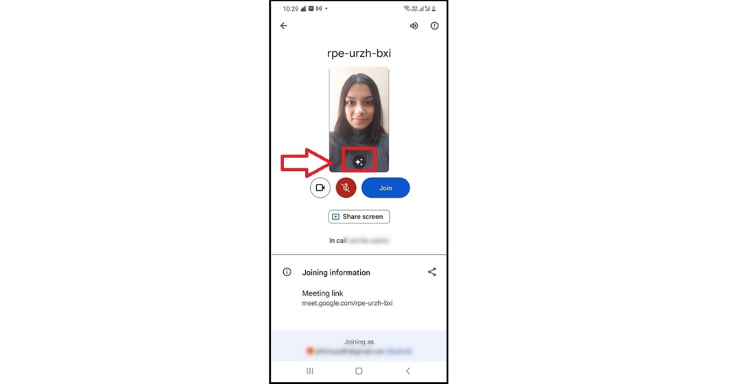 How to Use Face Filters on Google Meet Video Call