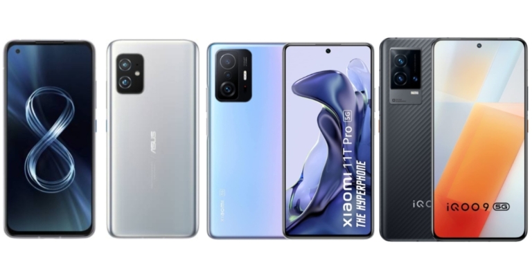 Asus 8Z vs Xiaomi 11T Pro vs iQoo 9: Which One Is Better?