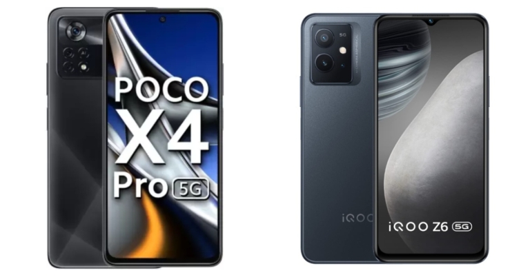 Comparison: Poco X4 Pro 5G vs iQoo Z6 5G
