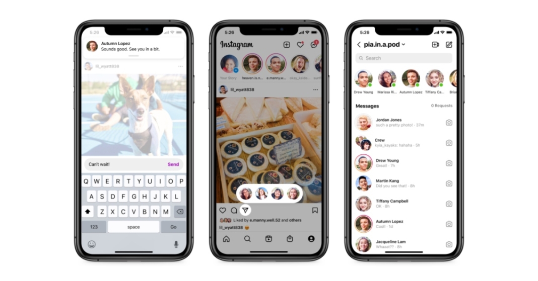 Instagram brings new messaging features including shortcut commands