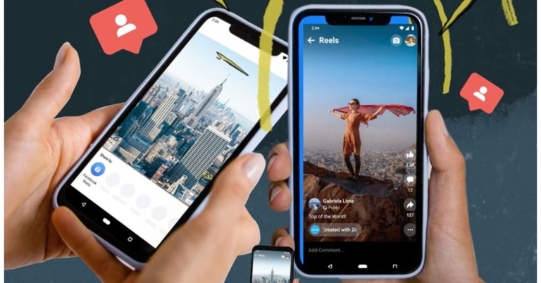 Facebook users will be able to share videos directly using the "Sharing to Reels" feature